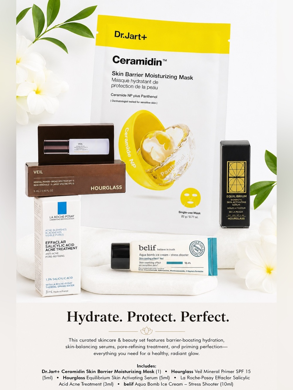 Luxury Skincare Mini Bundle ✨ Dr. Jart + Hourglass + belif + La Roche-Posay NEW
